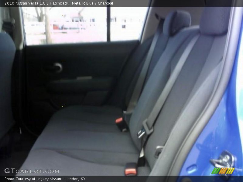 Metallic Blue / Charcoal 2010 Nissan Versa 1.8 S Hatchback