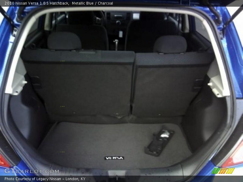 Metallic Blue / Charcoal 2010 Nissan Versa 1.8 S Hatchback