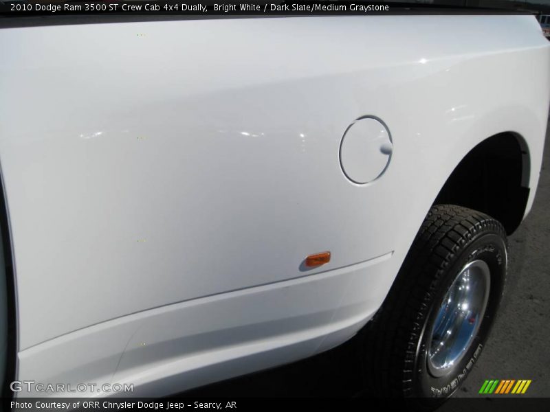 Bright White / Dark Slate/Medium Graystone 2010 Dodge Ram 3500 ST Crew Cab 4x4 Dually