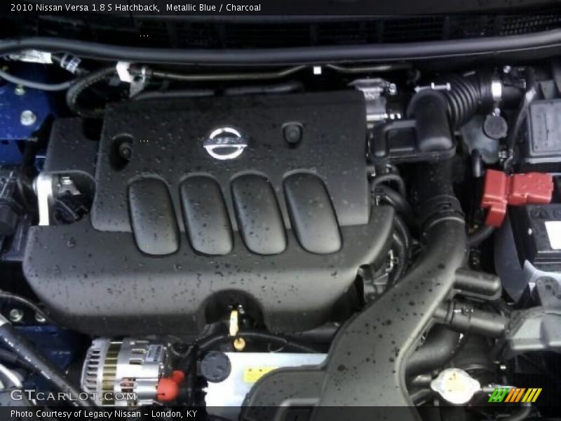 Metallic Blue / Charcoal 2010 Nissan Versa 1.8 S Hatchback
