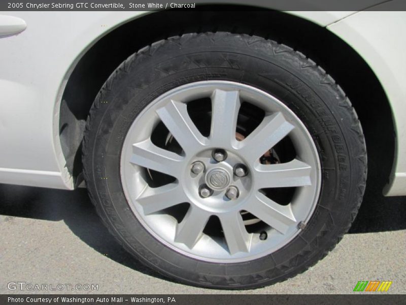 Stone White / Charcoal 2005 Chrysler Sebring GTC Convertible