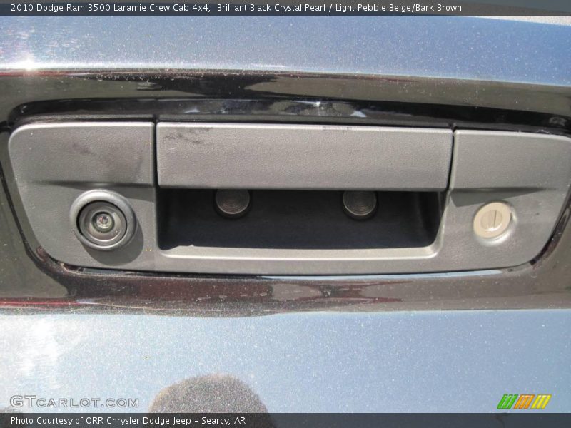 Brilliant Black Crystal Pearl / Light Pebble Beige/Bark Brown 2010 Dodge Ram 3500 Laramie Crew Cab 4x4