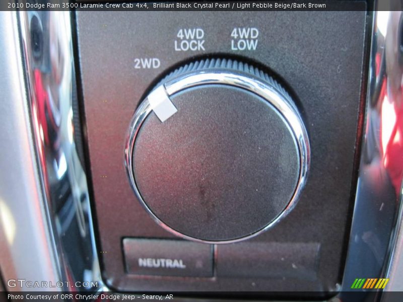 Brilliant Black Crystal Pearl / Light Pebble Beige/Bark Brown 2010 Dodge Ram 3500 Laramie Crew Cab 4x4