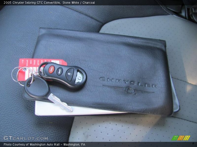 Stone White / Charcoal 2005 Chrysler Sebring GTC Convertible