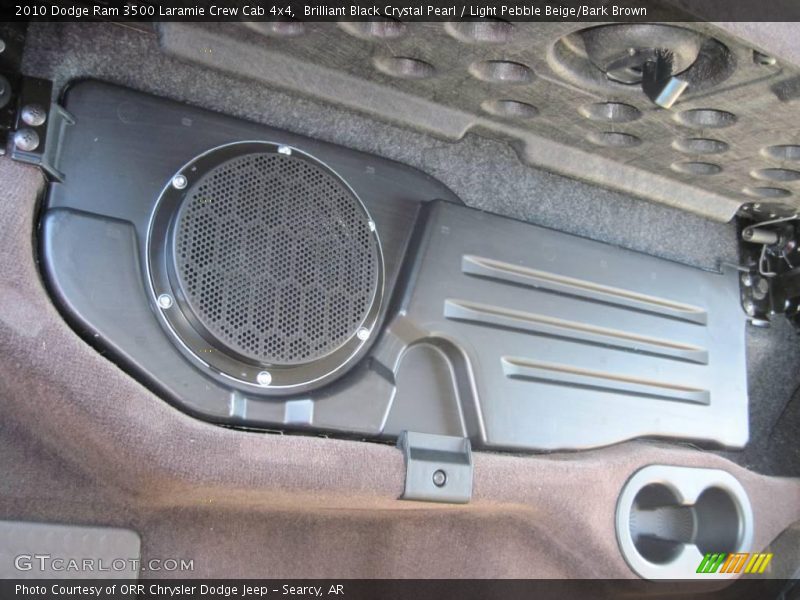 Brilliant Black Crystal Pearl / Light Pebble Beige/Bark Brown 2010 Dodge Ram 3500 Laramie Crew Cab 4x4