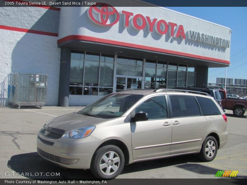 Desert Sand Mica / Taupe 2005 Toyota Sienna LE