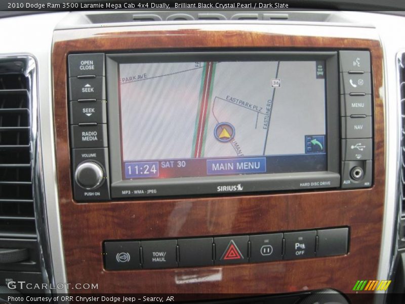 Brilliant Black Crystal Pearl / Dark Slate 2010 Dodge Ram 3500 Laramie Mega Cab 4x4 Dually
