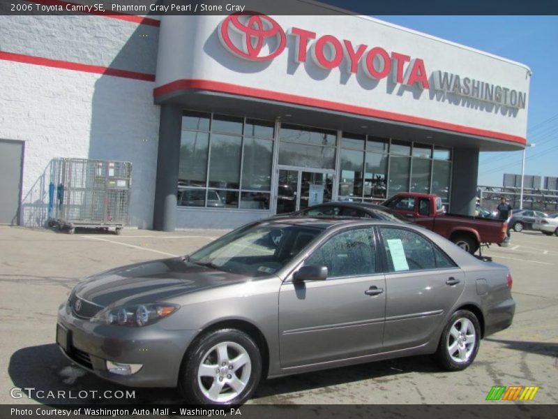 Phantom Gray Pearl / Stone Gray 2006 Toyota Camry SE