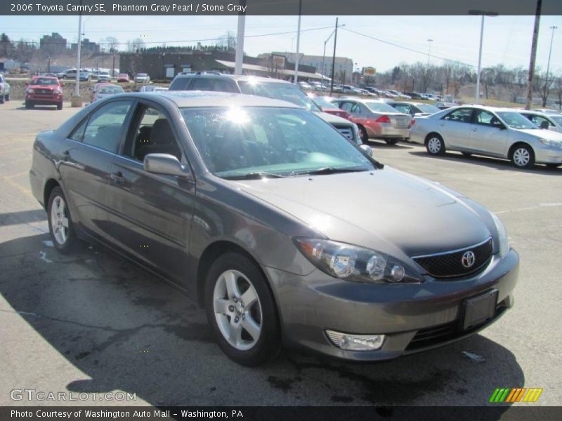 Phantom Gray Pearl / Stone Gray 2006 Toyota Camry SE