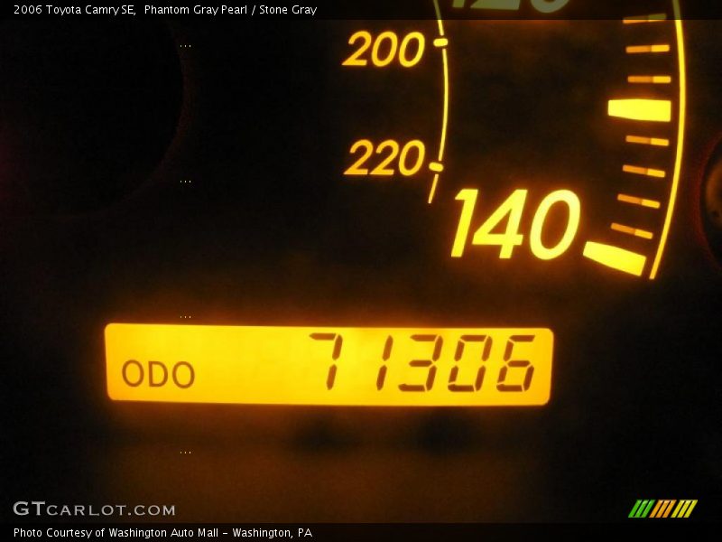 Phantom Gray Pearl / Stone Gray 2006 Toyota Camry SE