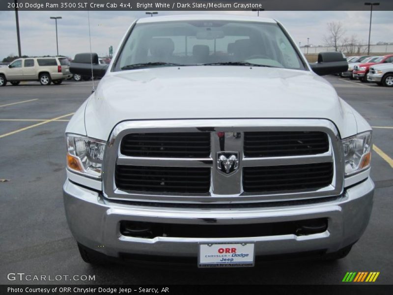 Bright White / Dark Slate/Medium Graystone 2010 Dodge Ram 3500 SLT Crew Cab 4x4
