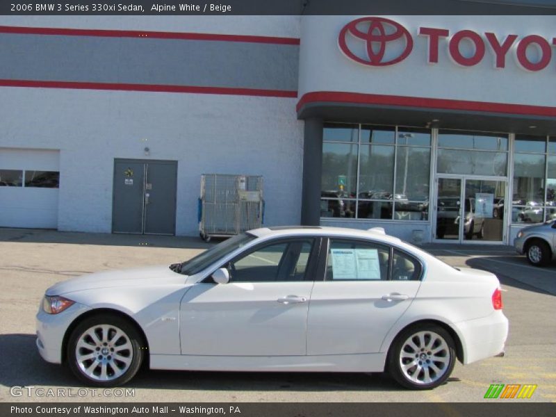 Alpine White / Beige 2006 BMW 3 Series 330xi Sedan