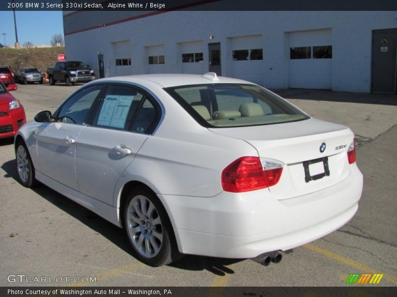Alpine White / Beige 2006 BMW 3 Series 330xi Sedan