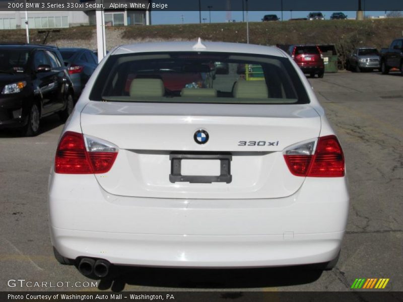 Alpine White / Beige 2006 BMW 3 Series 330xi Sedan