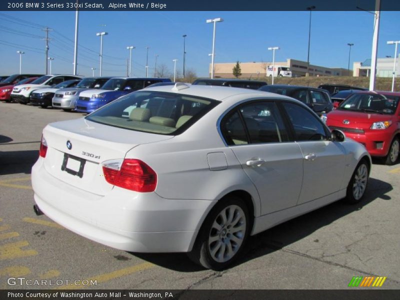 Alpine White / Beige 2006 BMW 3 Series 330xi Sedan