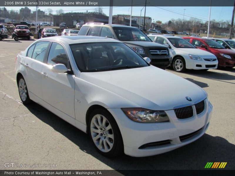 Alpine White / Beige 2006 BMW 3 Series 330xi Sedan