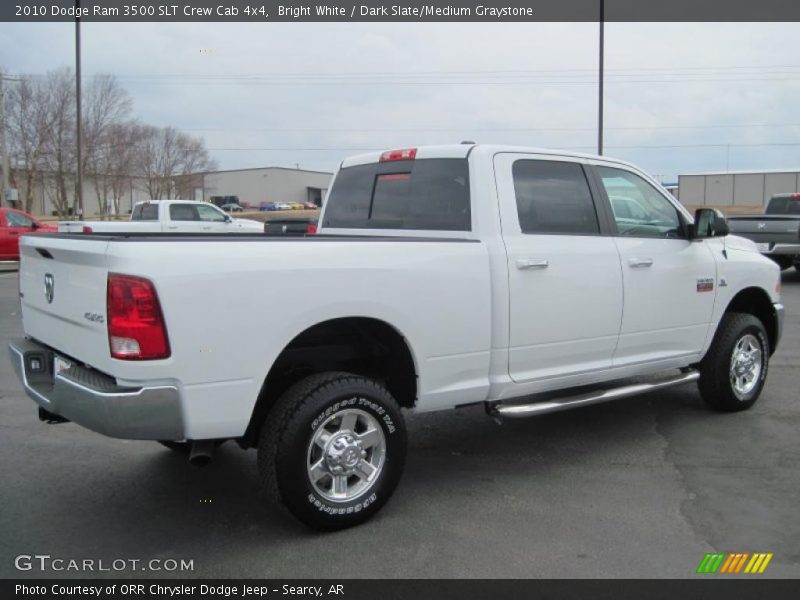 Bright White / Dark Slate/Medium Graystone 2010 Dodge Ram 3500 SLT Crew Cab 4x4