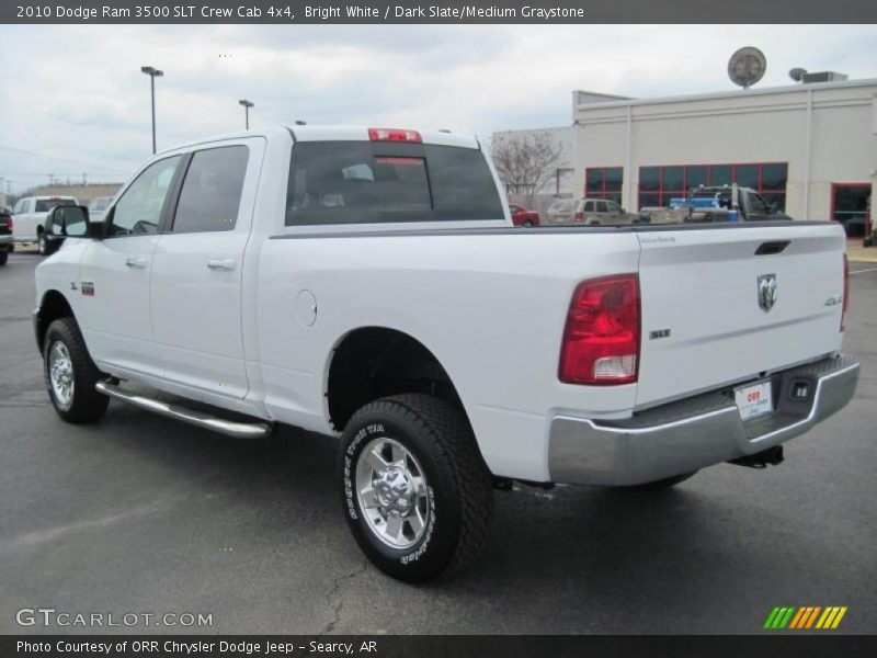 Bright White / Dark Slate/Medium Graystone 2010 Dodge Ram 3500 SLT Crew Cab 4x4