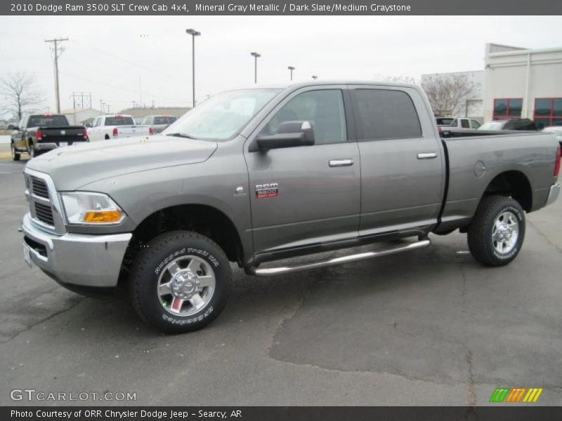 Mineral Gray Metallic / Dark Slate/Medium Graystone 2010 Dodge Ram 3500 SLT Crew Cab 4x4