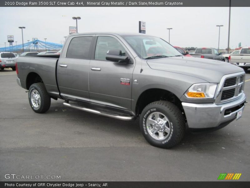 Mineral Gray Metallic / Dark Slate/Medium Graystone 2010 Dodge Ram 3500 SLT Crew Cab 4x4