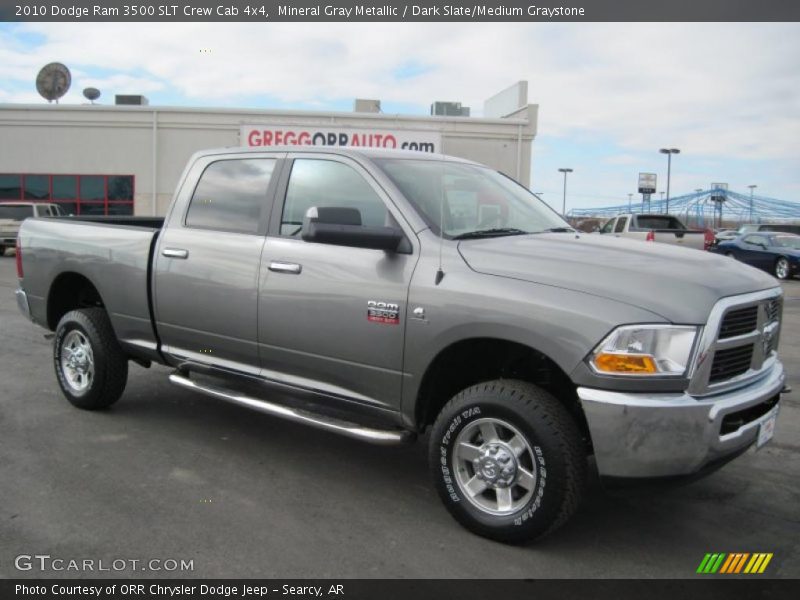 Mineral Gray Metallic / Dark Slate/Medium Graystone 2010 Dodge Ram 3500 SLT Crew Cab 4x4