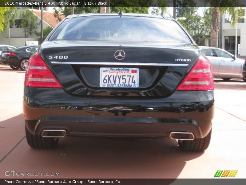 Black / Black 2010 Mercedes-Benz S 400 Hybrid Sedan