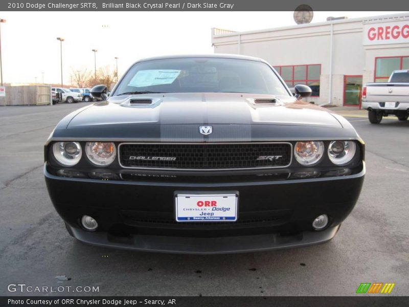 Brilliant Black Crystal Pearl / Dark Slate Gray 2010 Dodge Challenger SRT8