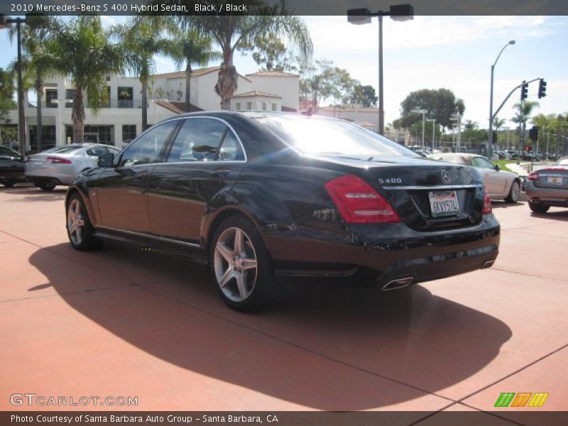 Black / Black 2010 Mercedes-Benz S 400 Hybrid Sedan