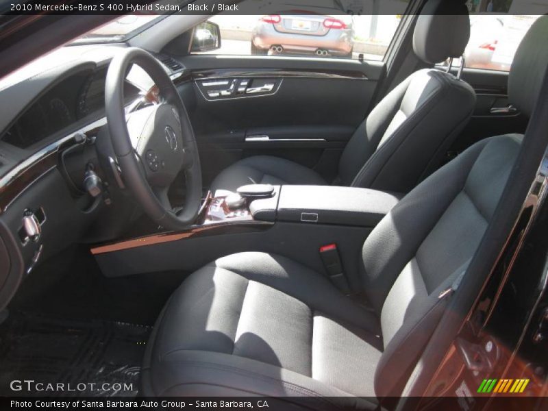 Black / Black 2010 Mercedes-Benz S 400 Hybrid Sedan