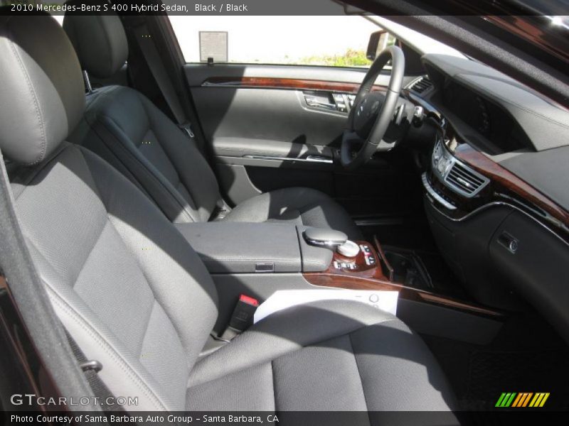 Black / Black 2010 Mercedes-Benz S 400 Hybrid Sedan