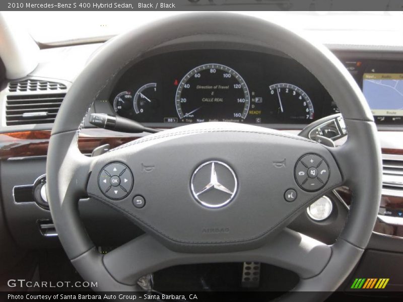 Black / Black 2010 Mercedes-Benz S 400 Hybrid Sedan