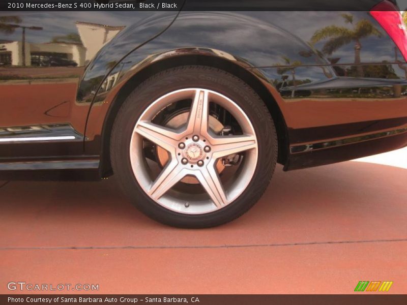 Black / Black 2010 Mercedes-Benz S 400 Hybrid Sedan