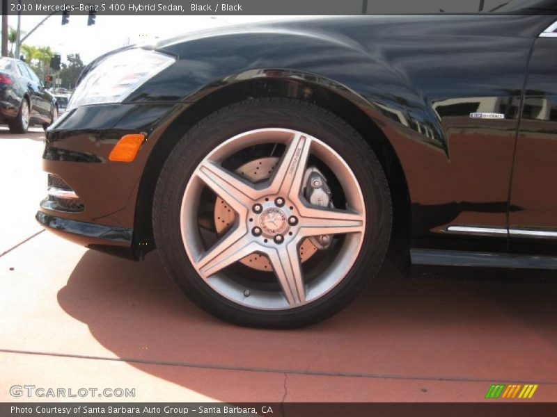 Black / Black 2010 Mercedes-Benz S 400 Hybrid Sedan