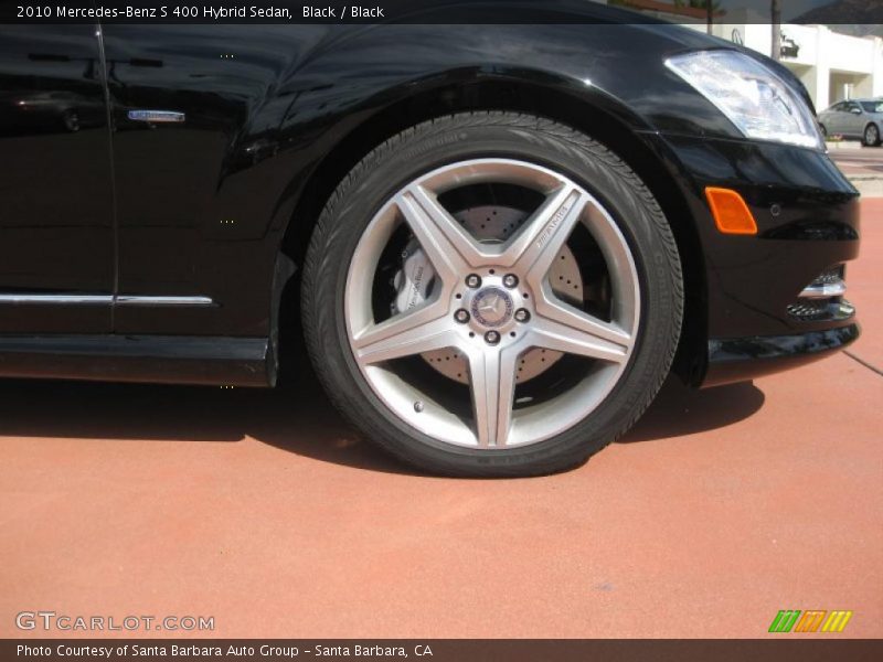 Black / Black 2010 Mercedes-Benz S 400 Hybrid Sedan