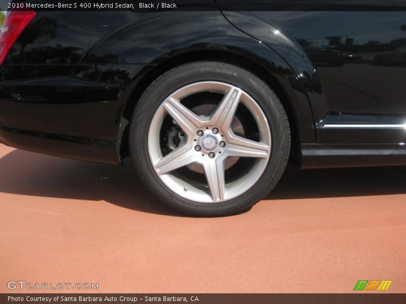 Black / Black 2010 Mercedes-Benz S 400 Hybrid Sedan
