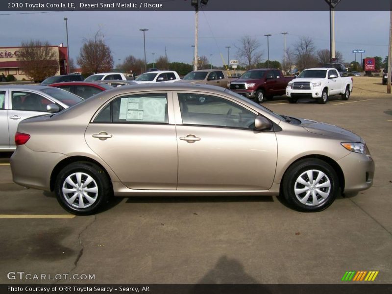 Desert Sand Metallic / Bisque 2010 Toyota Corolla LE