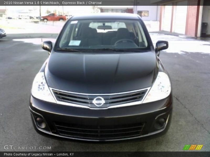 Espresso Black / Charcoal 2010 Nissan Versa 1.8 S Hatchback