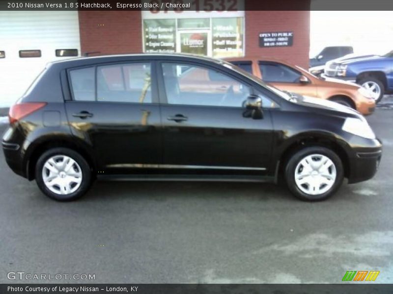 Espresso Black / Charcoal 2010 Nissan Versa 1.8 S Hatchback