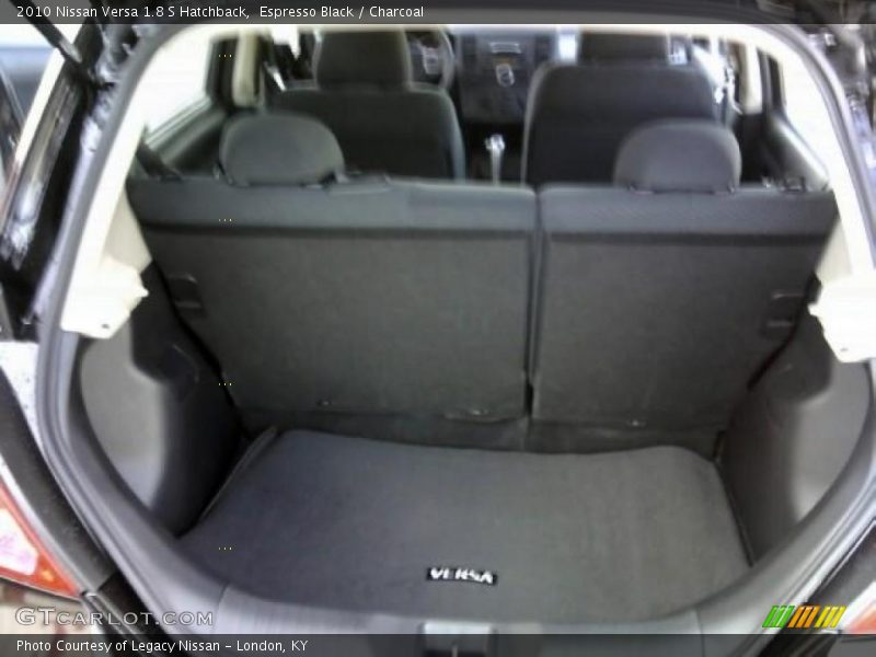 Espresso Black / Charcoal 2010 Nissan Versa 1.8 S Hatchback