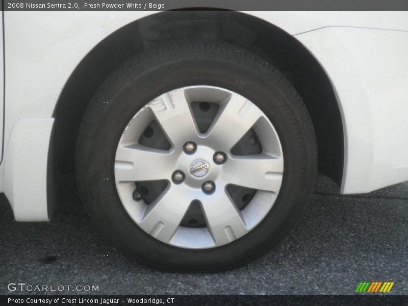 Fresh Powder White / Beige 2008 Nissan Sentra 2.0