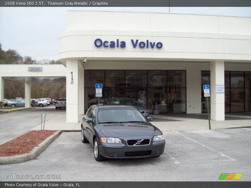 Titanium Gray Metallic / Graphite 2008 Volvo S60 2.5T