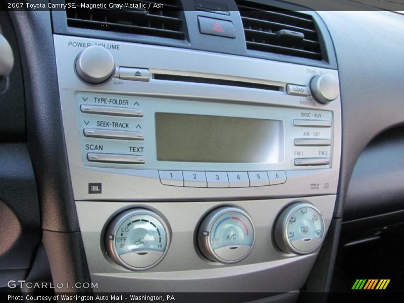 Magnetic Gray Metallic / Ash 2007 Toyota Camry SE