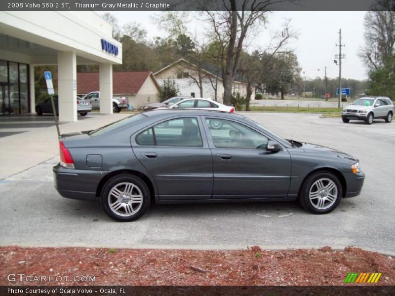 Titanium Gray Metallic / Graphite 2008 Volvo S60 2.5T