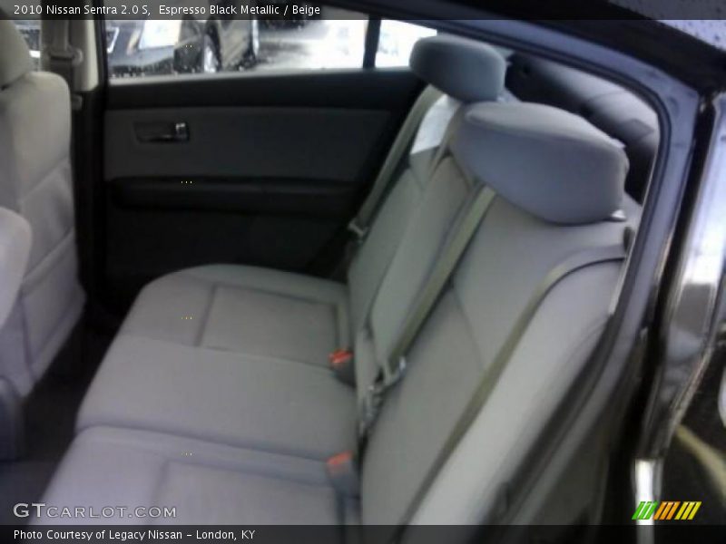 Espresso Black Metallic / Beige 2010 Nissan Sentra 2.0 S