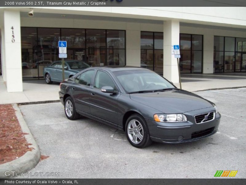 Titanium Gray Metallic / Graphite 2008 Volvo S60 2.5T