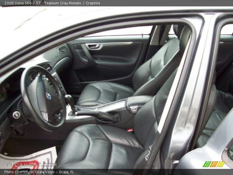 Titanium Gray Metallic / Graphite 2008 Volvo S60 2.5T