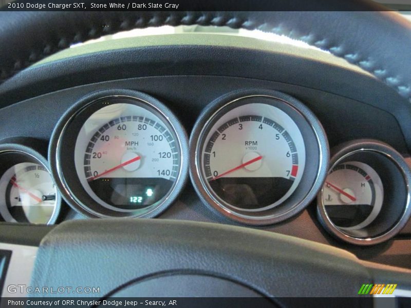 Stone White / Dark Slate Gray 2010 Dodge Charger SXT