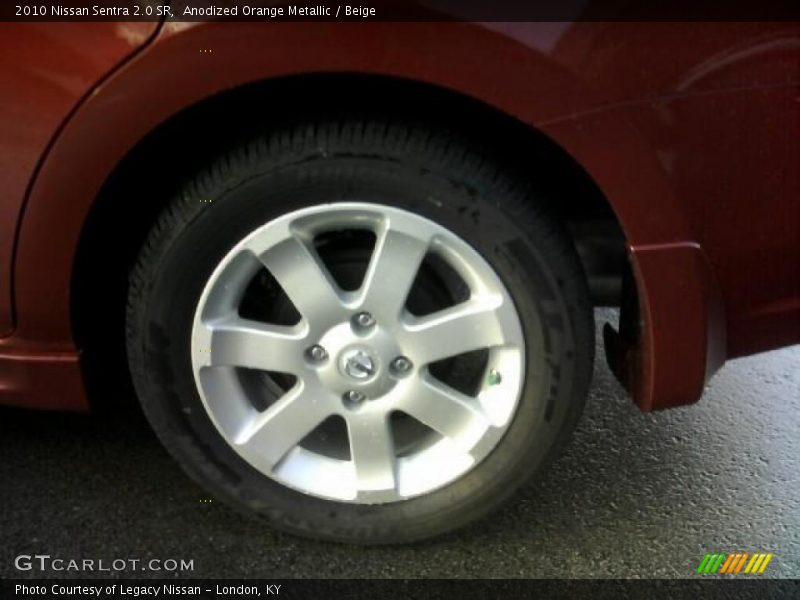 Anodized Orange Metallic / Beige 2010 Nissan Sentra 2.0 SR