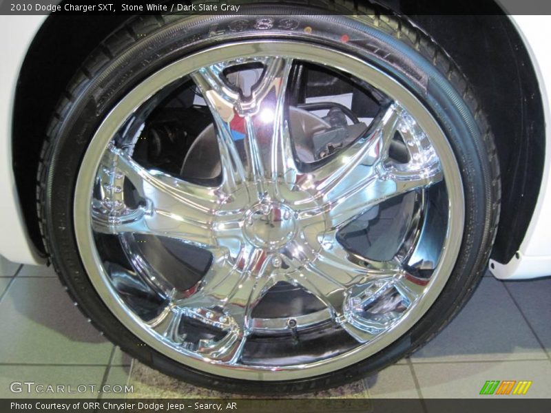 Stone White / Dark Slate Gray 2010 Dodge Charger SXT