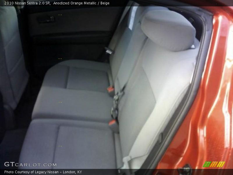 Anodized Orange Metallic / Beige 2010 Nissan Sentra 2.0 SR